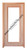 Prestige Entries - Full Lite 1 Lite Double Square<br>Reeded Insulated Glass<br>1 3/4" x 6'0" W x 6'8" H<br>Mahogany<br>Ready to Assemble with 4 9/16" Jamb Kit