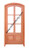 Prestige Entries - 6 Lite 2 Panel Single Arch Top<br>Beveled or Flemish Insulated Glass<br>1 3/4" x 3'6" W x 8'0" H<br>Mahogany<br>Ready to Assemble with 6 9/16" Jamb Kit