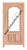 Prestige Entries - 2/3 Lite Arch Top Rail 1 Lite 2 Panel Double Square<br>Beveled or Flemish Insulated Glass<br>1 3/4" x 6'0" W x 6'8" H<br>Mahogany<br>Ready to Assemble with 6 9/16" Jamb Kit
