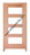 Prestige Entries - Modern 4 Lite Double Square<br>Beveled or Flemish Insulated Glass<br>1 3/4" x 6'0" W x 6'8" H<br>Mahogany<br>Ready to Assemble with 4 9/16" Jamb Kit