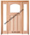Prestige Entries - Craftsman Top Rail Arch 1 Lite 3 Panel Double Sidelite Unit<br>Beveled or Flemish Insulated Glass<br>1 3/4" x 5'4" W x 6'8" H<br>Single/Double Sidelites Mahogany<br>Ready to Assemble with 4 9/16" Jamb Kit