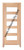 Prestige Entries - Modern 5 Lite Double Square<br>Cotswold Insulated Glass<br>1 3/4" x 6'0" W x 8'0" H<br>Mahogany<br>Ready to Assemble with 4 9/16" Jamb Kit