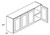 CNC Cabinetry Luxor White Kitchen Cabinet - W4824