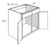 JSI Cabinetry Dover Charcoal Kitchen Cabinet - SB36-KD-CC