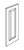 JSI Cabinetry Trenton Slab Charcoal Kitchen Cabinet - WDEC36-KTS-CC