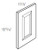 JSI Cabinetry Trenton Recessed Greige Kitchen Cabinet - SD-KTM-GG