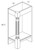 JSI Cabinetry Yarmouth Slab Light Gray Kitchen Cabinet - CEC2-L-KYS-LG