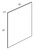 JSI Cabinetry Yarmouth Raised Dark Gray Kitchen Cabinet - PNL1/4x4x4-KYM-DG