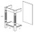 JSI Cabinetry Trenton Slab Kitchen Cabinet - EC2-KTS-IT