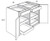 JSI Cabinetry Trenton Recessed Kitchen Cabinet - B36RT-KTM-IT