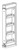 JSI Cabinetry Amesbury Mist Slab Kitchen Cabinet WF336PULL-SFTCLOSE-AM
