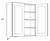 CNC Cabinetry Luxor Smoky Grey Kitchen Cabinet - W3042