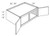 JSI Cabinetry Dover Truffle Kitchen Cabinet - W3912-24-DT