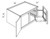 JSI Cabinetry Dover Truffle Kitchen Cabinet - W362424APPPULL-DT