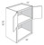 JSI Cabinetry Dover Truffle Kitchen Cabinet - MW3036-DT
