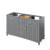 Jeffrey Alexander - Bath Vanity - Weathered Grey - VKITWAV60WGWCR