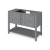 Jeffrey Alexander - Bath Vanity - Grey - VKITADL48GRBOR