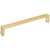 Elements Collection - 192 mm Center-to-Center Brushed Gold Walker 1 Cabinet Pull - 827-192BG