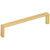 Elements Collection - 128 mm Center-to-Center Brushed Gold Walker 2 Cabinet Pull - 727-128BG
