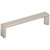 Elements Collection - 128 mm Center-to-Center Satin Nickel Walker 1 Cabinet Pull - 827-128SN