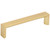 Elements Collection - 128 mm Center-to-Center Brushed Gold Walker 1 Cabinet Pull - 827-128BG