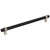 Elements Collection - 224 mm Center-to-Center Matte Black With Satin Nickel Key Grande Cabinet Bar Pull - 5224MBSN