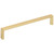 Elements Collection - 160 mm Center-to-Center Brushed Gold Walker 2 Cabinet Pull - 727-160BG
