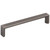 Elements Collection - 160 mm Center-to-Center Brushed Pewter Walker 1 Cabinet Pull - 827-160BNBDL