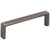 Elements Collection - 96 mm Center-to-Center Brushed Pewter Walker 2 Cabinet Pull - 727-96BNBDL