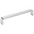 Elements Collection - 160 mm Center-to-Center Polished Chrome Square Asher Cabinet Pull - 193-160PC