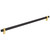 Elements Collection - 319 mm Center-to-Center Matte Black With Brushed Gold Key Grande Cabinet Bar Pull - 5319MBBG