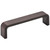 Elements Collection - 4" Center-to-Center Brushed Oil Rubbed Bronze Square Asher Cabinet Pull - 193-4DBAC