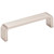 Elements Collection - 4" Center-to-Center Satin Nickel Square Asher Cabinet Pull - 193-4SN