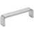 Elements Collection - 96 mm Center-to-Center Brushed Chrome Square Asher Cabinet Pull - 193-96BC