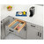 Hardware Resources - Adjustable Drop-In Coffee Pod Drawer Insert for 15" Openings - KCCO15