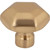 Top Knobs - Coddington Collection - Dustin 1 1/4" Length Geometric Knob - Honey Bronze - TK3200HB