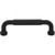 Top Knobs - Coddington Collection - Dustin 3 3/4" Center to Center Bar Pull - Flat Black - TK3201BLK