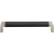Atlas Homewares - 3151-BN-CRC Paradigm 6 5/16" Center to Center Bar Pull BN & Black Croc Leather