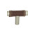 Atlas Homewares - 288-OW-BRN Zanzibar 1 7/8" Length Geometric Knob Brushed Nickel