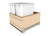 Rev-A-Shelf - 4VLWCSC-2432DM-2 - Wood Base Cabinet Pull Out Waste/Undermount w/Soft Close Slides