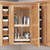 Rev-A-Shelf - 4WLS272-22-52 - 22" Wood D-Shape Lazy Susans 2-Shelf