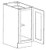 Forevermark Rio Vista White Shaker Kitchen Cabinet - FB18-VW