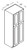 Forevermark Petit White Kitchen Cabinet - WP3096-PW
