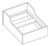 KCD Brooklyn Gray Trash Can Insert for B18 with 2 Trash Cans - BG-TCCK-Kit