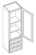 KCD Brooklyn Fawn Wall Twr w/ 3 Drws - BF-DWR1548