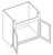 KCD Brooklyn Fawn Farm Sink Base Cabinet - BF-FSB36