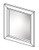 Blue Valley Micro White Shaker Bath Cabinet - MWS-MIRROR3030