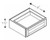 Blue Valley Honey Wheat Shaker Bath Cabinet - HWS-KD24