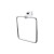 Top Knobs - Aqua Bath Collection - Aqua Towel Ring - Polished Chrome - AQ5PC