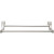 Top Knobs - Aqua Bath Collection - Aqua Double 19 1/4" Wall Mounted Towel Bar - Brushed Satin Nickel - AQ7BSN
